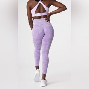 Lilac Camo Seamless NVGTN Leggings